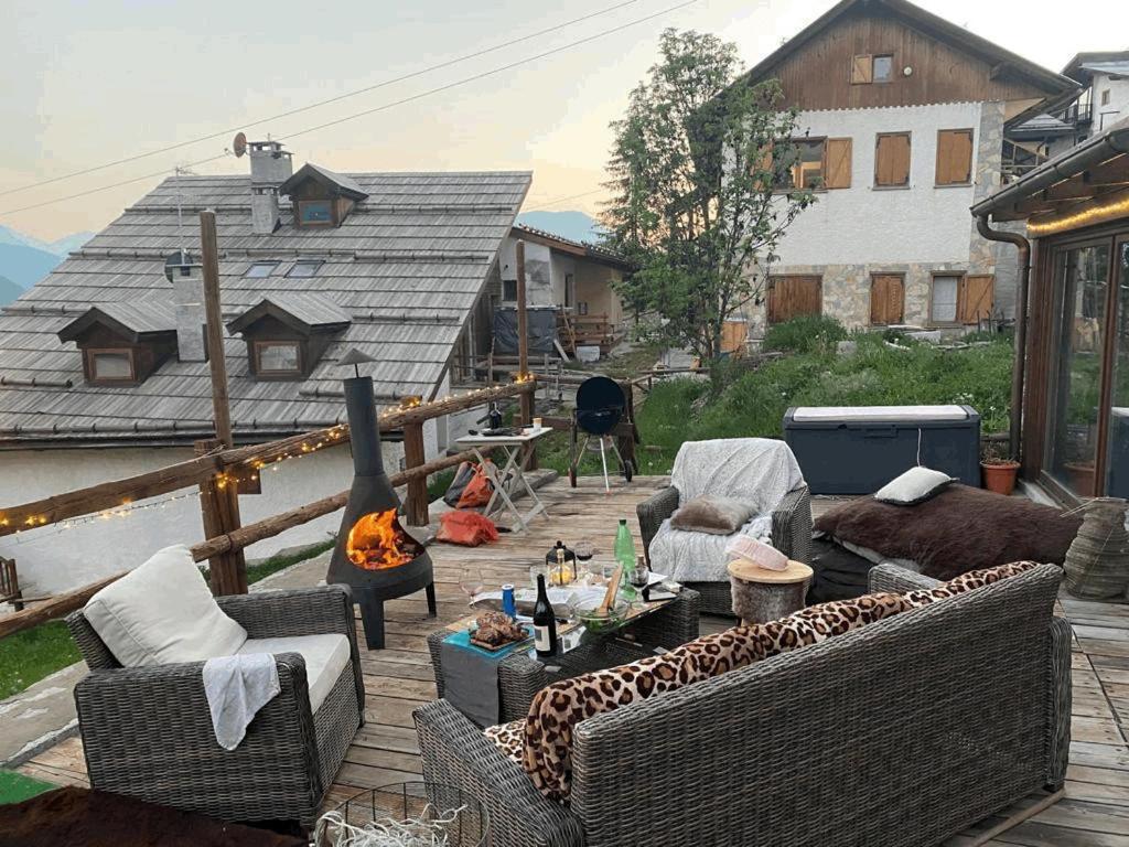 Chalet Sestriere Villa Champlas du Col Ngoại thất bức ảnh